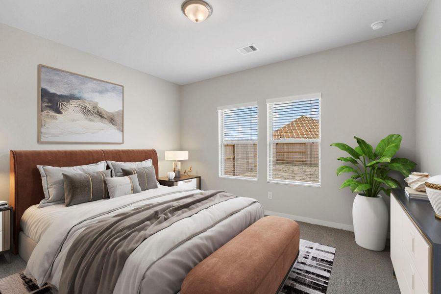 Furnished interior view inside a new home in River Ranch Trails, Dayton (Image 6).