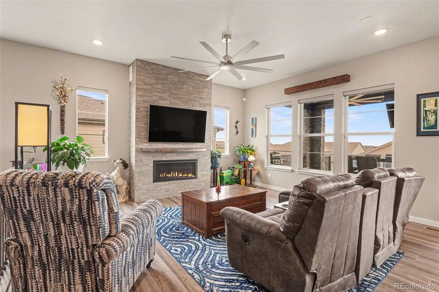 Furnished interior view inside a new home in , Aurora (Image 9).