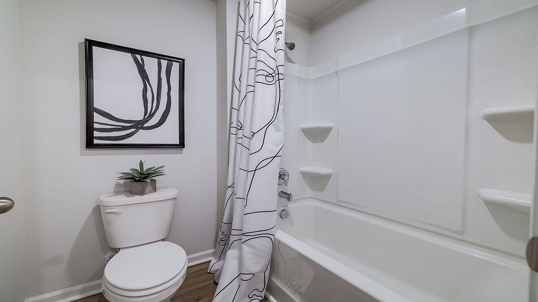 Furnished interior view inside a new home in The Lakes at North Glynn, Brunswick (Image 34).