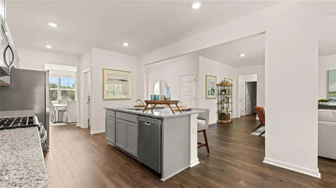 Furnished interior view inside a new home in Bridle Creek, Locust Grove (Image 41). Furnished interior view inside a new home in Bridle Creek, Locust Grove (Image 41).
