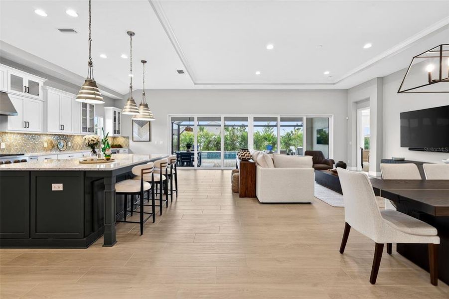 Furnished interior view inside a new home in , Venice (Image 12).