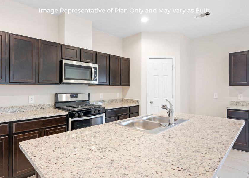 Representative furnished interior of a home built from the Camden by D.R. Horton in London Towne, Corpus Christi (Image 6).