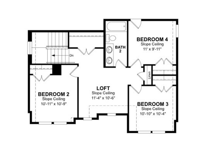 2D floor plan layout of this home in Amira, Tomball, TX (Image 4). 2D floor plan layout of this home in Amira, Tomball, TX (Image 4).