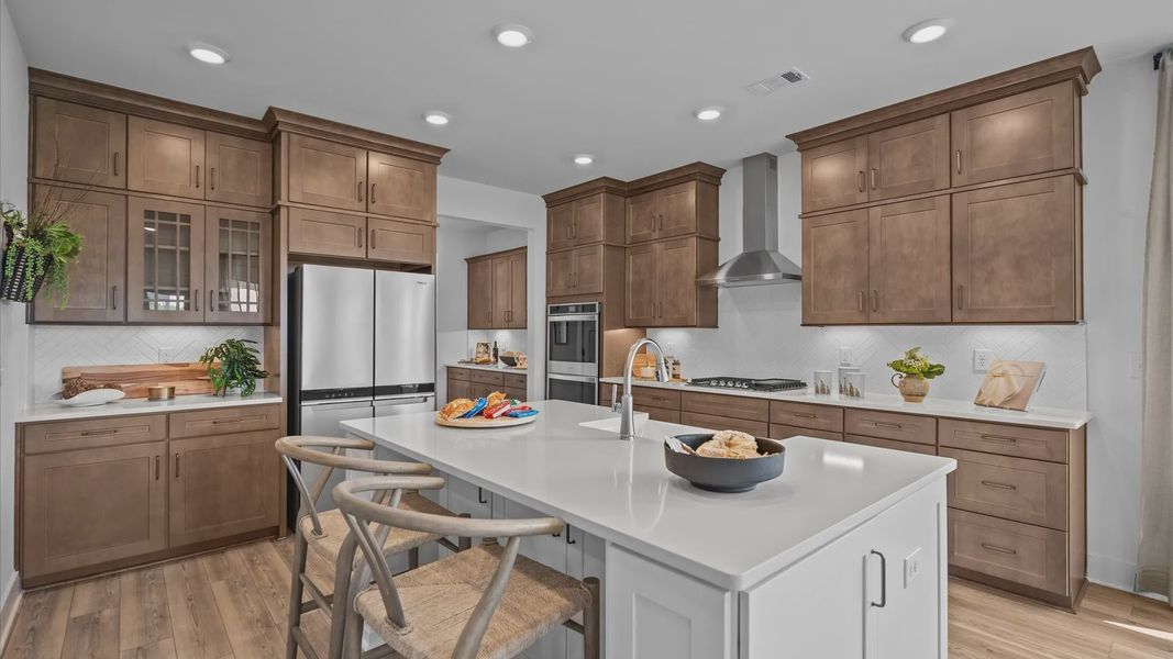 Furnished interior view inside a new home in Kayfield at Midway, Anderson (Image 5).