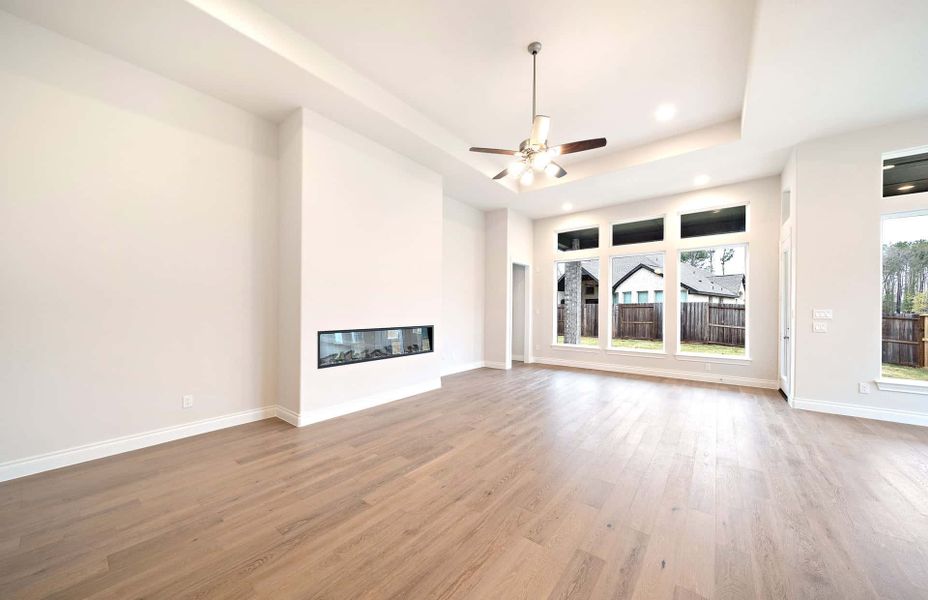Representative unfurnished interior of a home built from the 2349 by Ravenna Homes in The Highlands 55′, Porter (Image 27). Representative unfurnished interior of a home built from the 2349 by Ravenna Homes in The Highlands 55′, Porter (Image 27).