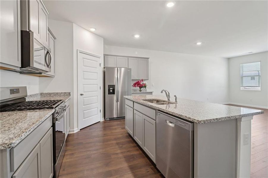 Furnished interior view inside a new home in Broder Farm, Stockbridge (Image 9).