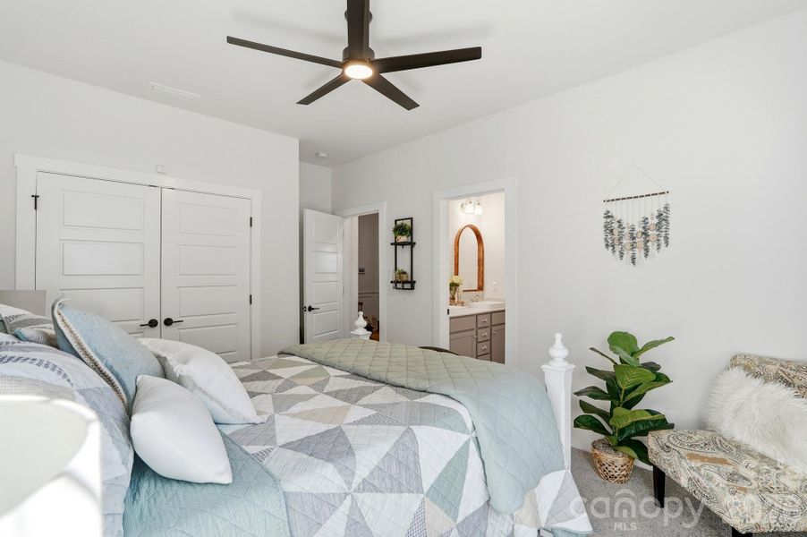 Furnished interior view inside a new home in , Monroe (Image 26).