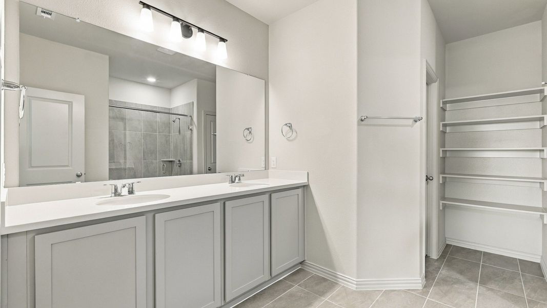 Furnished interior view inside a new home in Westridge Journey, McKinney (Image 31).