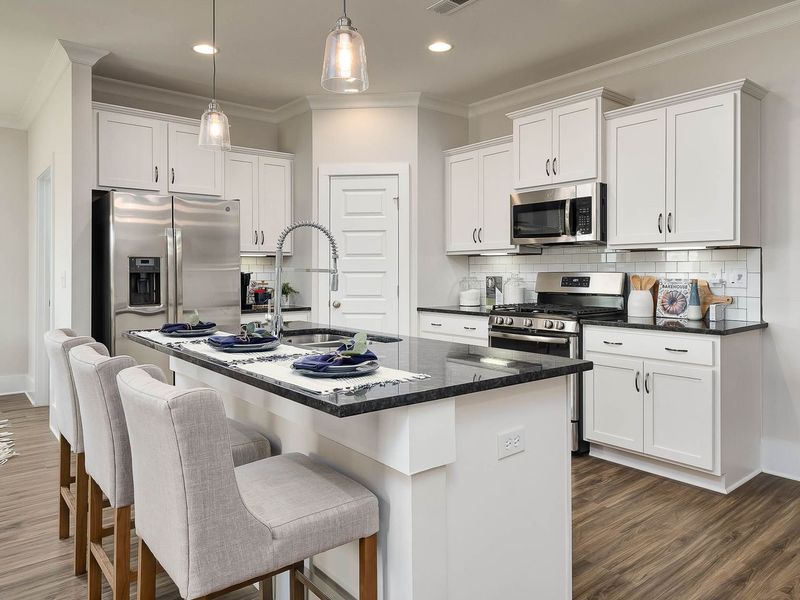 Representative furnished interior of a home built from the The Daphne E by Davidson Homes LLC in Bailey Park, Fayetteville (Image 25).