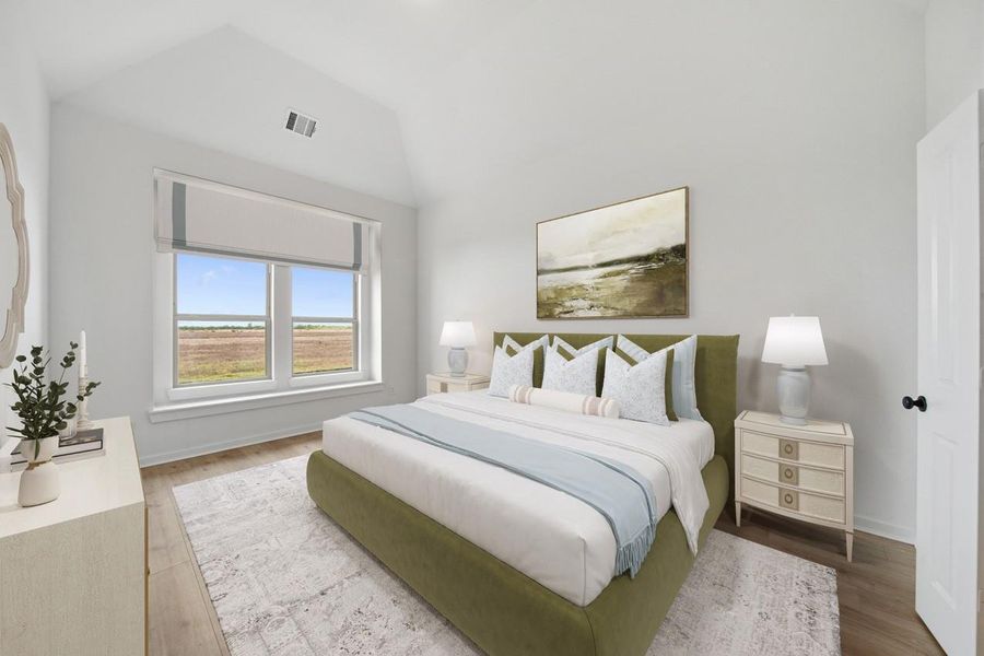 Furnished interior view inside a new home in Bridgeland, Cypress (Image 8).