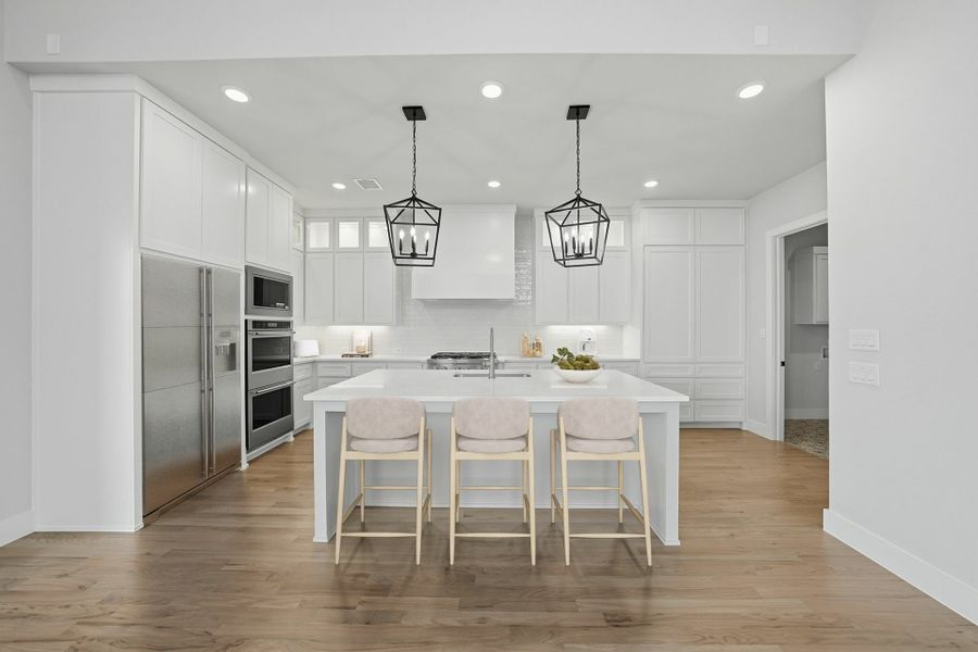 Furnished interior view inside a new home in Park Place - 80' Lots, Prosper (Image 17). Furnished interior view inside a new home in Park Place - 80' Lots, Prosper (Image 17).