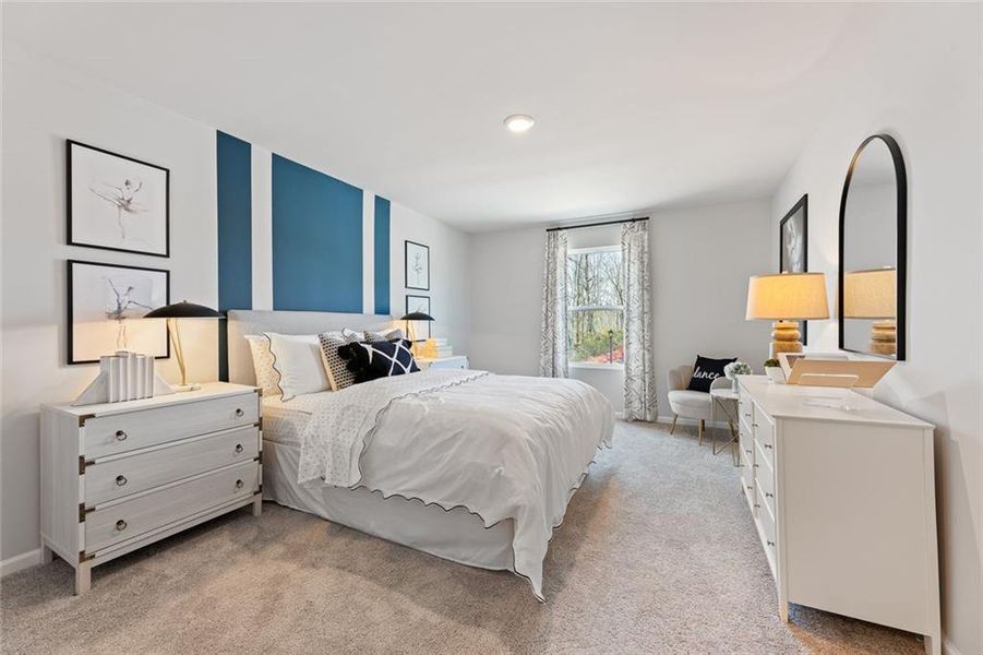 Furnished interior view inside a new home in Kingsley Creek, Lithonia (Image 15).
