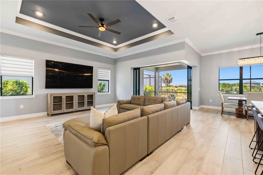 Furnished interior view inside a new home in , Nokomis (Image 10).