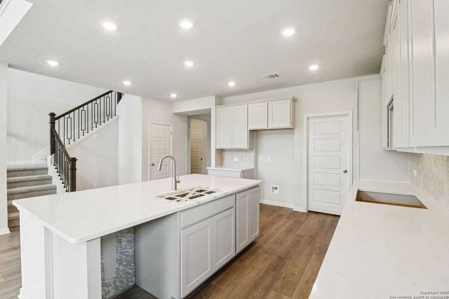 Furnished interior view inside a new home in Fox Falls, Boerne (Image 9). Furnished interior view inside a new home in Fox Falls, Boerne (Image 9).