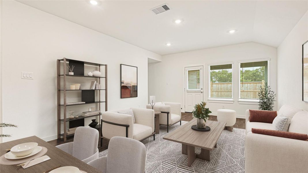 Furnished interior view inside a new home in Holly Ridge, Rosenberg (Image 14).