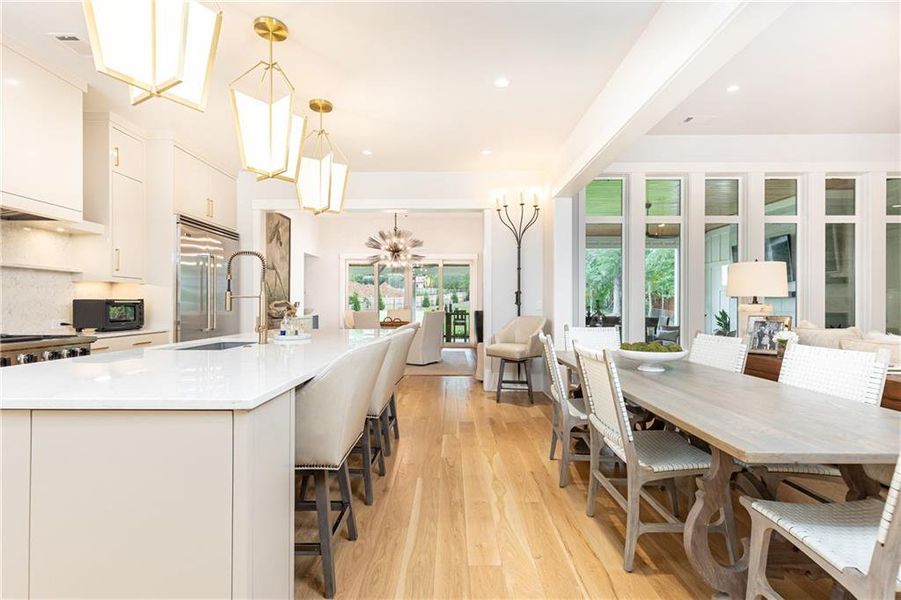Furnished interior view inside a new home in , Marietta (Image 47).