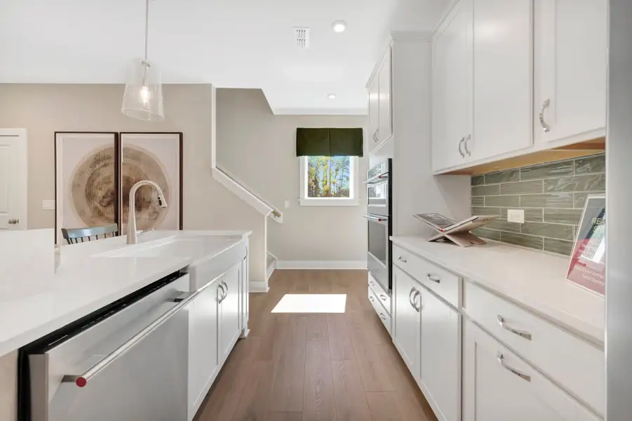 Representative furnished interior of a home built from the Addison by Beazer Homes in Friendship Village Townhomes, Apex (Image 8). Representative furnished interior of a home built from the Addison by Beazer Homes in Friendship Village Townhomes, Apex (Image 8).