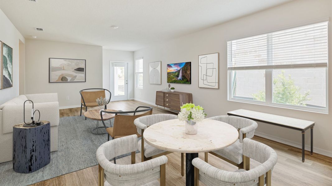 Furnished interior view inside a new home in Oakfield Trails, Parrish (Image 6).