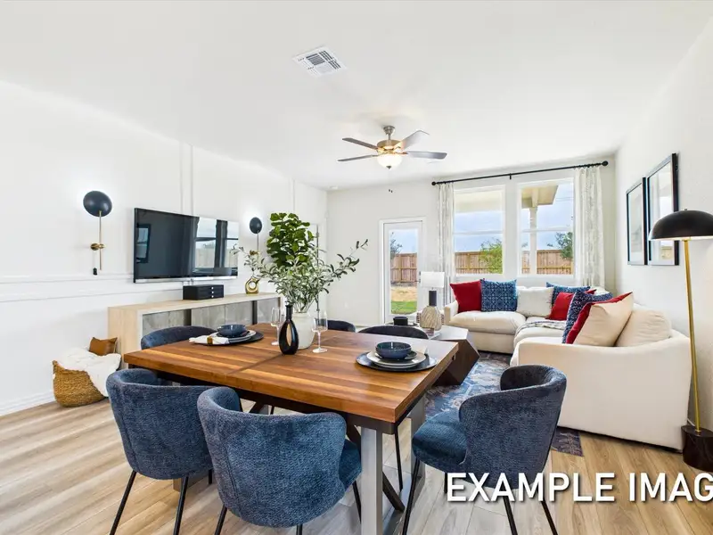 Representative furnished interior of a home built from the The Brazos B by Davidson Homes LLC in Applewhite Meadows, San Antonio (Image 8).