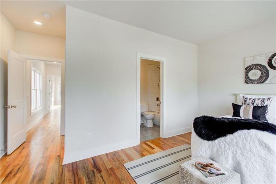Furnished interior view inside a new home in , Atlanta (Image 29).