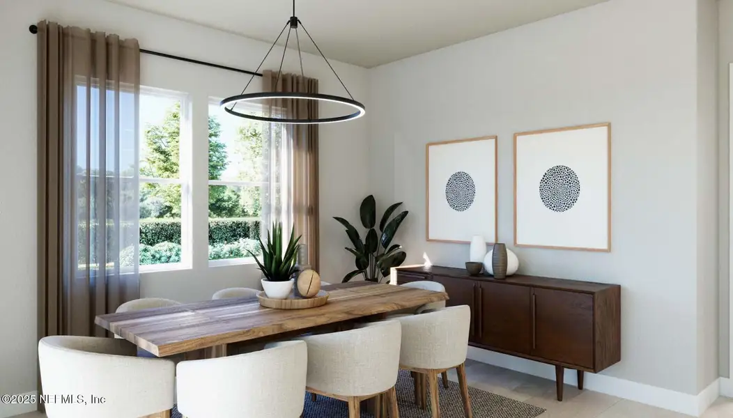 Furnished interior view inside a new home in , St. Augustine (Image 8).