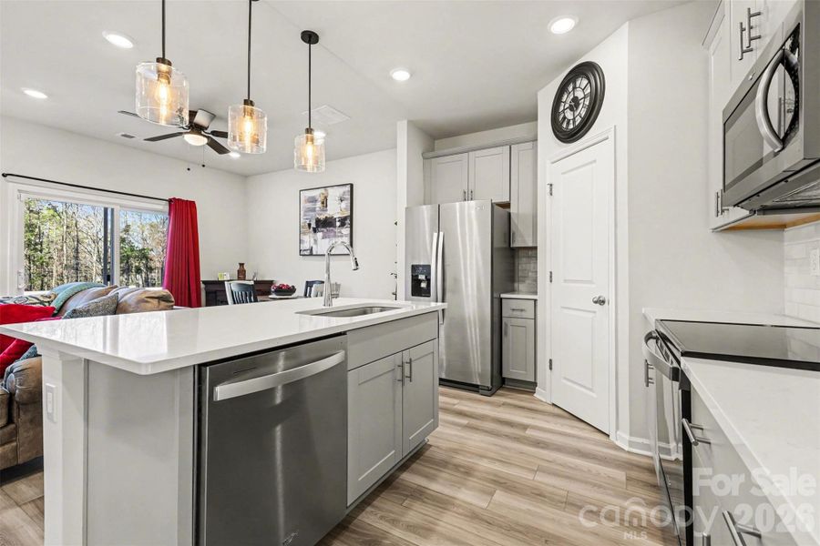 Furnished interior view inside a new home in , Fort Mill (Image 10).