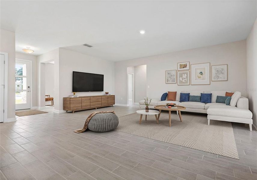 Furnished interior view inside a new home in , North Port (Image 6).