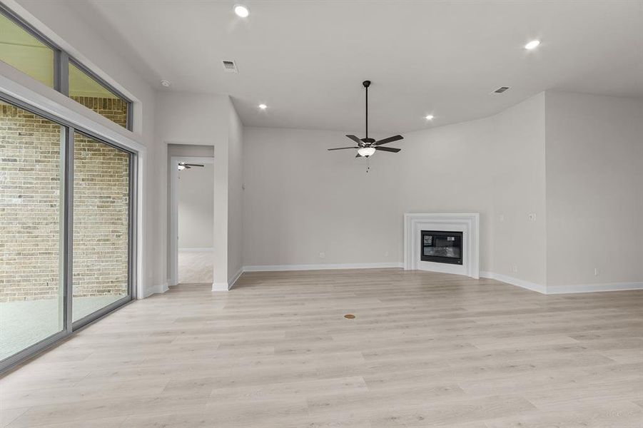 Spacious, unfurnished interior of a new home in South Pointe  Cottage Series, Mansfield (Image 29).