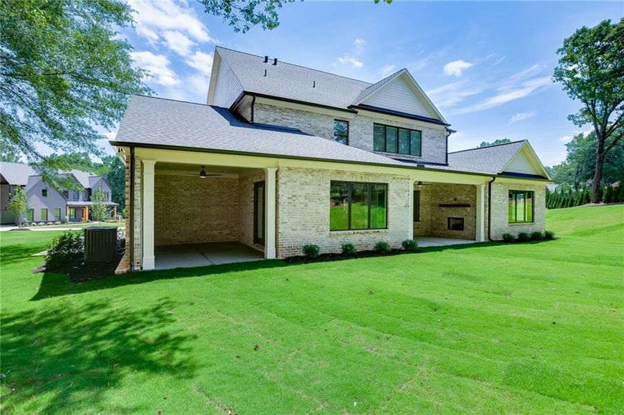 Exterior details and patio area of a home in , Buford (Image 40).