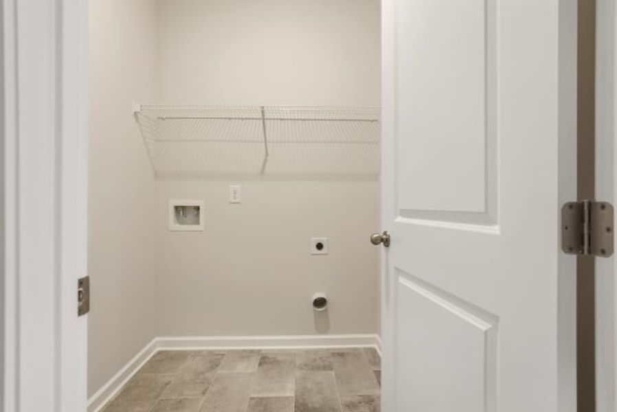 Representative unfurnished interior of a home built from the Clayton by Piedmont Residential in Hampton Ridge, Jefferson (Image 36).