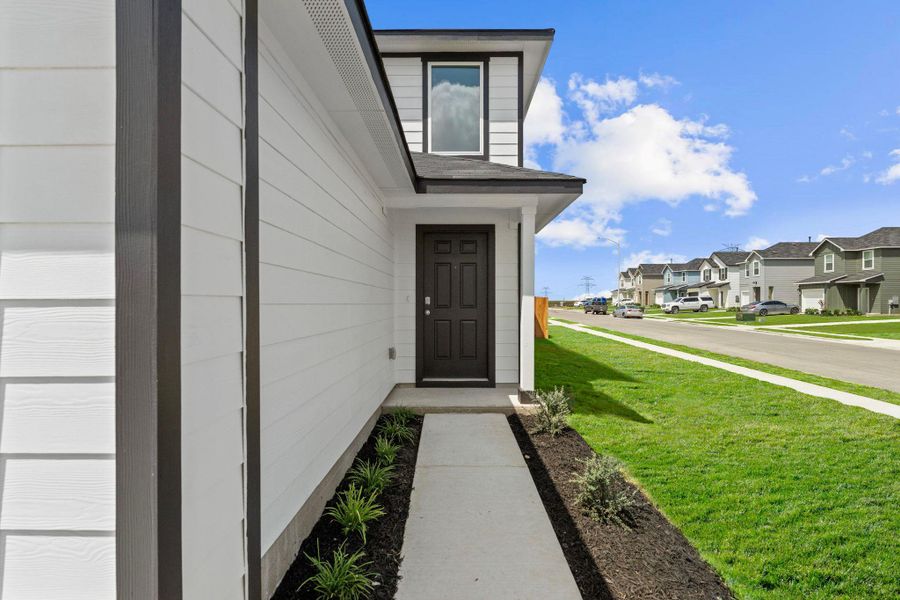 Exterior details and patio area of a home in , Maxwell (Image 2). Exterior details and patio area of a home in , Maxwell (Image 2).