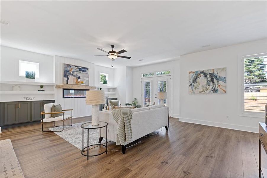 Furnished interior view inside a new home in , Suwanee (Image 6).