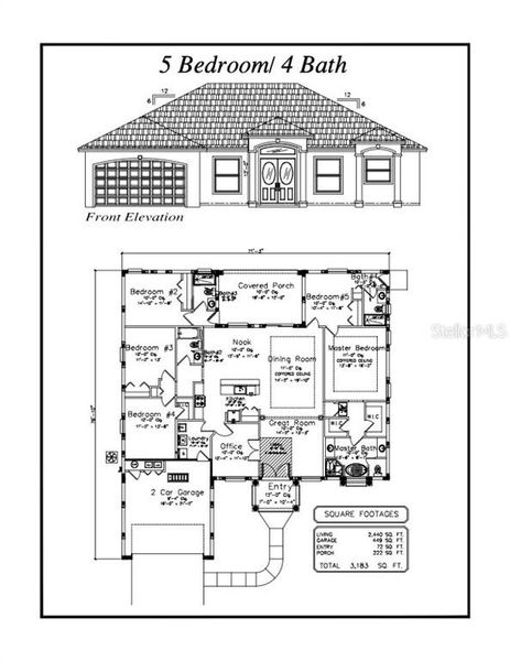 2D floor plan layout of this home in , Ocala, FL (Image 5).