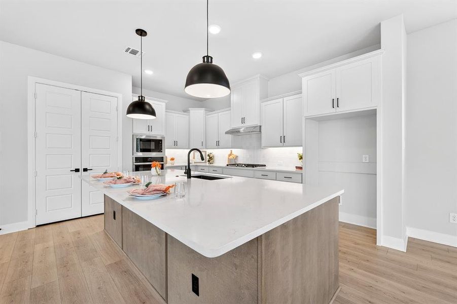 Furnished interior view inside a new home in Elements at Viridian - Signature Series, Arlington (Image 25).