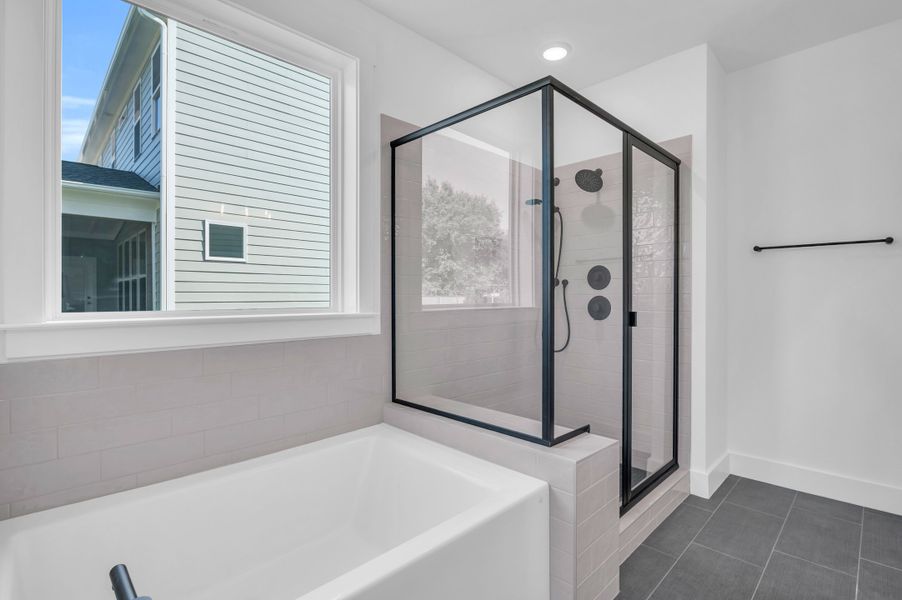 Representative furnished interior of a home built from the The Bradley by RobuckHomes in Windwater, Hampstead (Image 12).