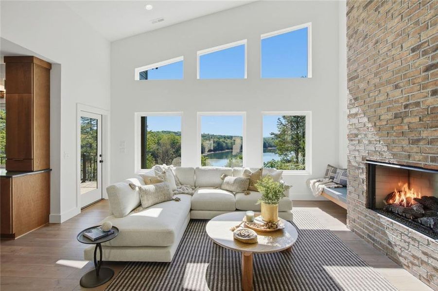 Furnished interior view inside a new home in , Blairsville (Image 11).