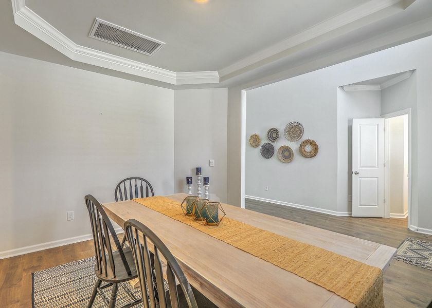 Furnished interior view inside a new home in The Ponds, Summerville (Image 33). Furnished interior view inside a new home in The Ponds, Summerville (Image 33).