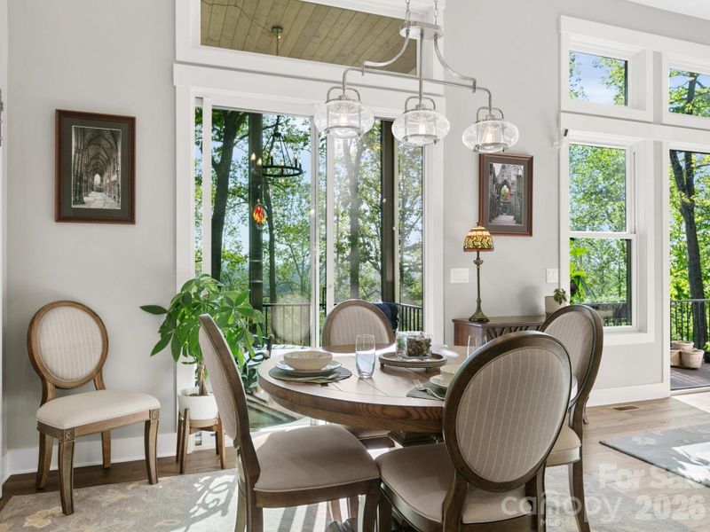 Furnished interior view inside a new home in , Hendersonville (Image 8).