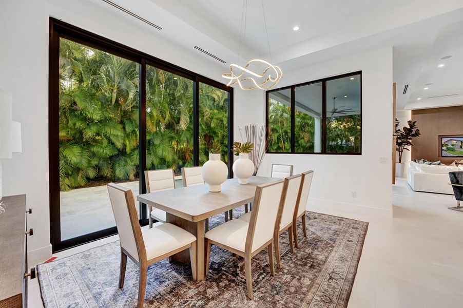 Furnished interior view inside a new home in , Boca Raton (Image 31).