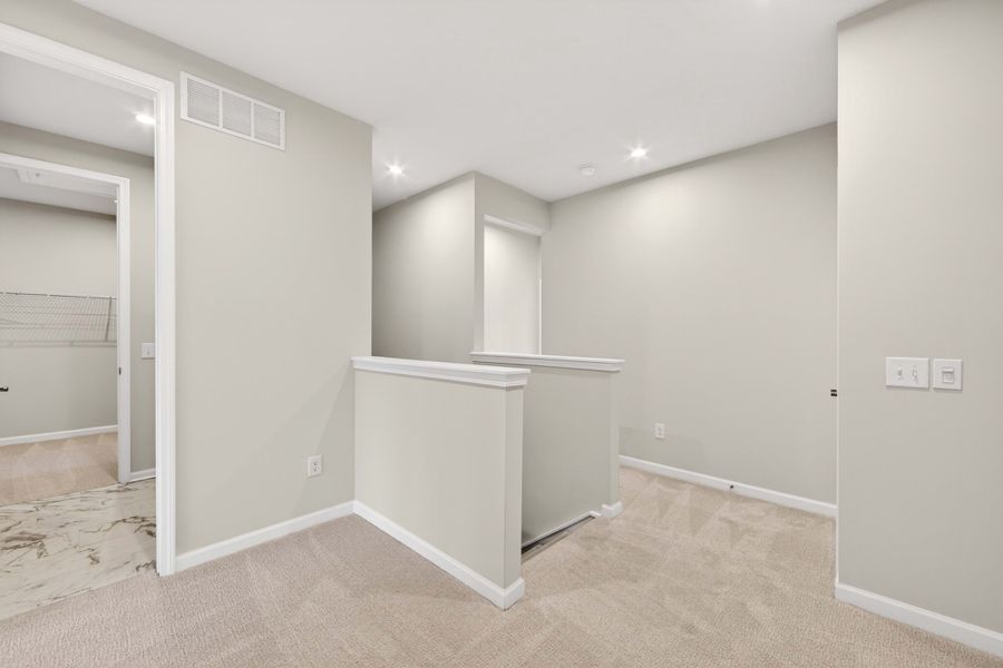 Spacious, unfurnished interior of a new home in Millstone, Cramerton (Image 22). Spacious, unfurnished interior of a new home in Millstone, Cramerton (Image 22).