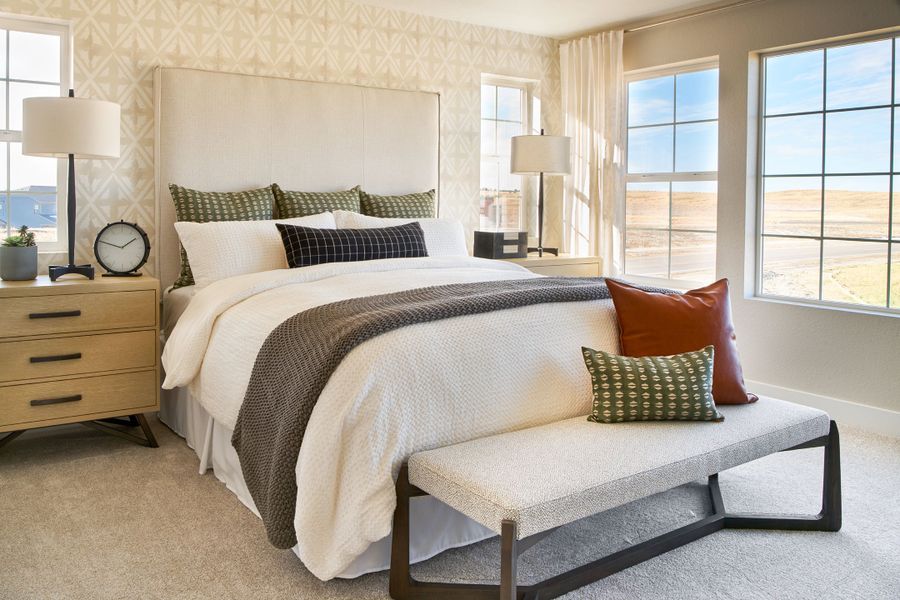 Furnished interior view inside a new home in The Town Collection at Independence, Elizabeth (Image 4).