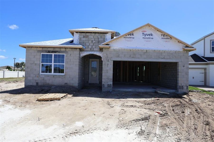 In-progress construction of a new home in Estates at Rivercrest, Sanford, FL (Image 4).