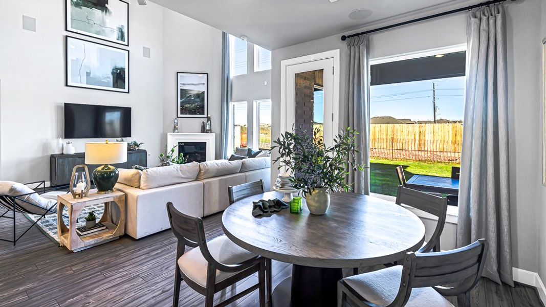 Furnished interior view inside a new home in Avalon at Cypress, Cypress (Image 16).