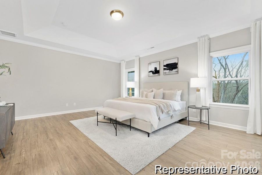 Furnished interior view inside a new home in Huntington Hills, Lincolnton (Image 22).