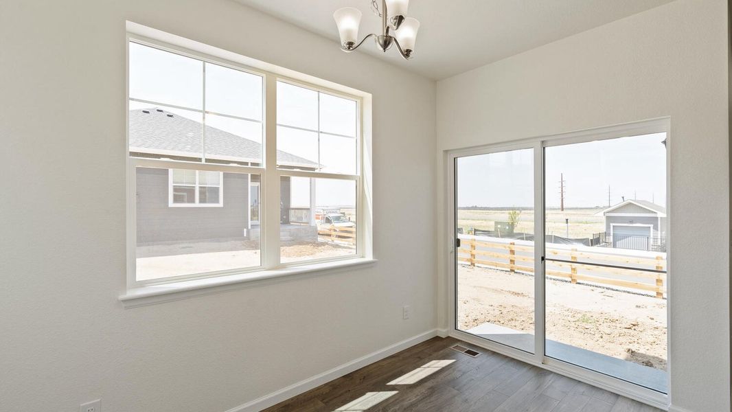 Spacious, unfurnished interior of a new home in Prairie Song, Windsor (Image 10).