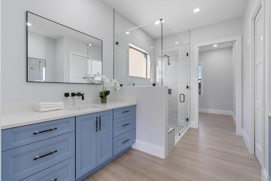 Furnished interior view inside a new home in , West Palm Beach (Image 13).