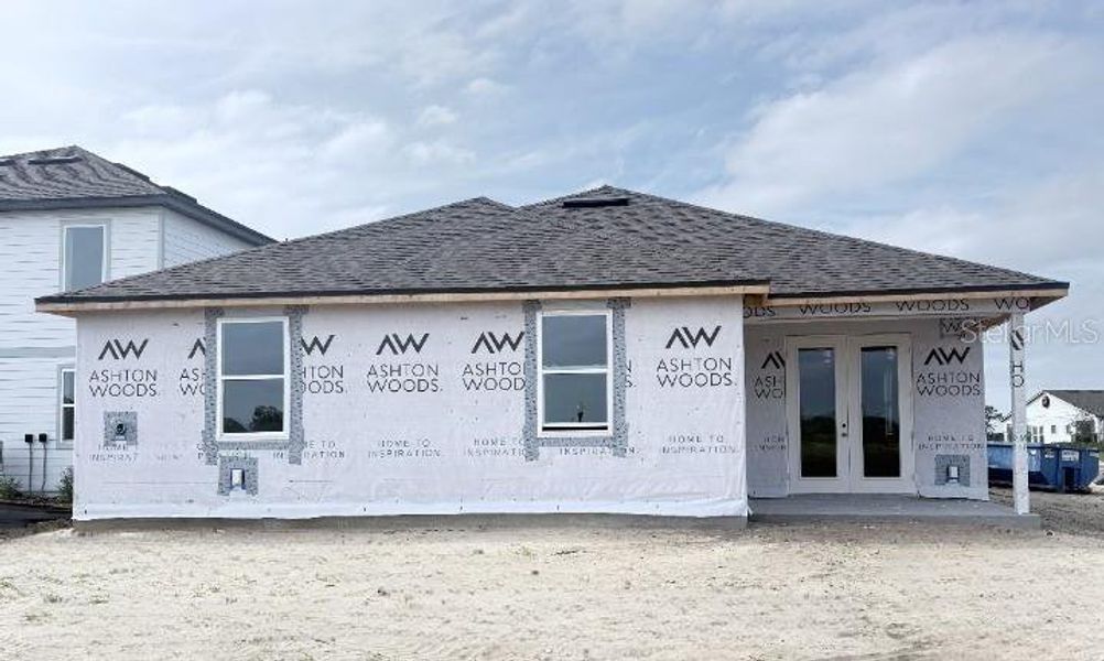 In-progress construction of a new home in Trailside, Mount Dora, FL (Image 25).