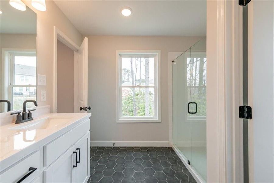 Furnished interior view inside a new home in Cherokee Township, Acworth (Image 8).