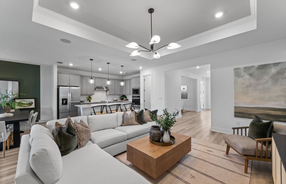 Furnished interior view inside a new home in The Strand at Cedar Grove, North Port (Image 4).