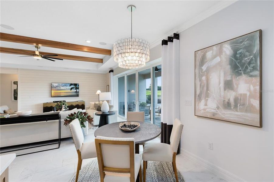 Furnished interior view inside a new home in Foothills Preserve, Mount Dora (Image 12).